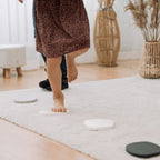 Houten balansstenen Tipi set van 6 grijs – afbeelding 3