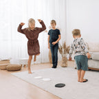 Houten balansstenen Tipi set van 6 grijs – afbeelding 5