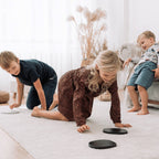 Houten balansstenen Tipi set van 6 grijs – afbeelding 6