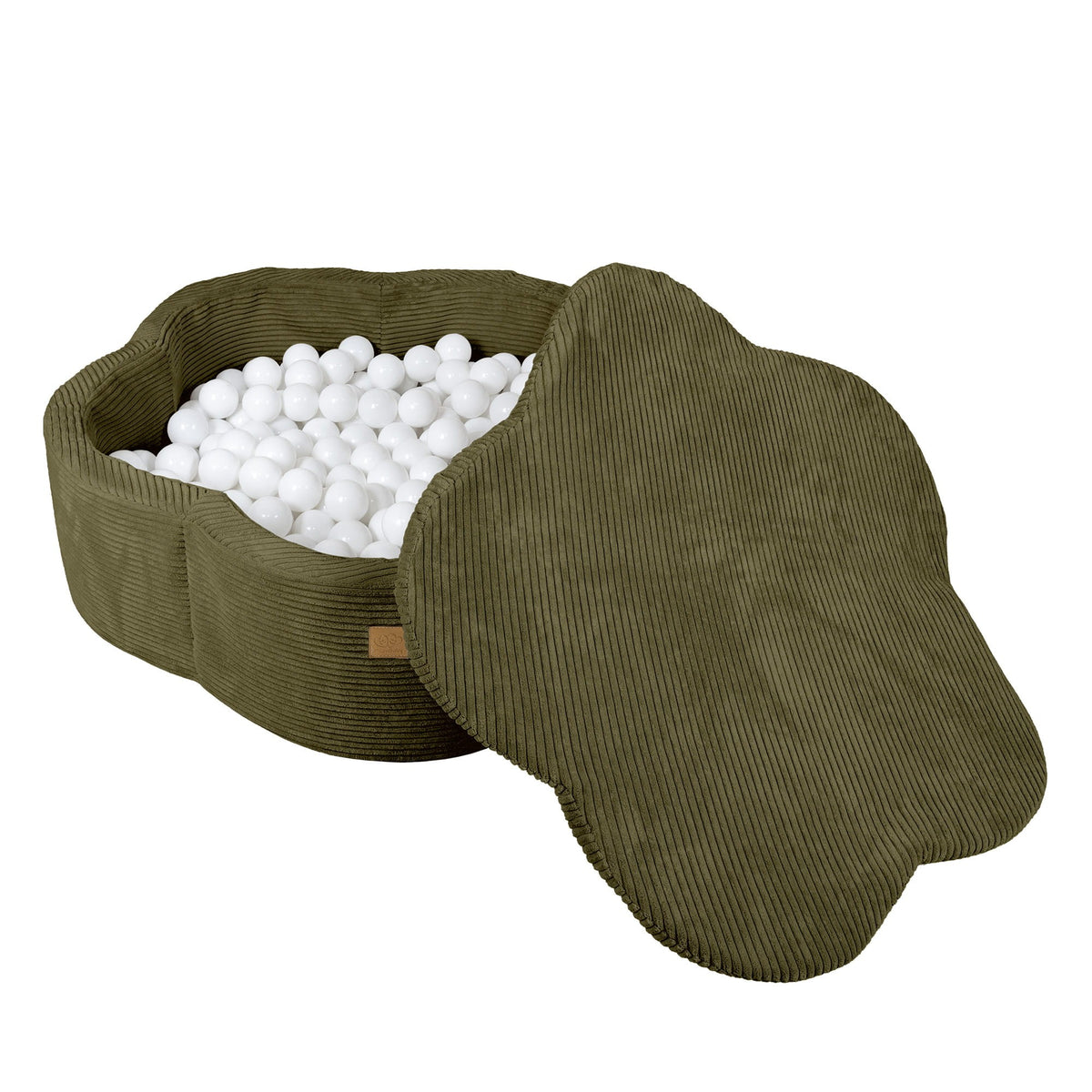 Ballenbak baby Bloem khaki – zonder ballen