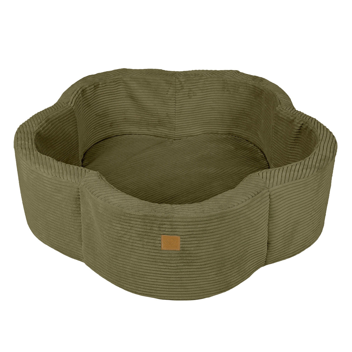 Ballenbak baby Bloem khaki – zonder ballen – afbeelding 4