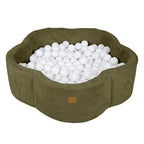 Ballenbak baby Bloem khaki – zonder ballen – afbeelding 5