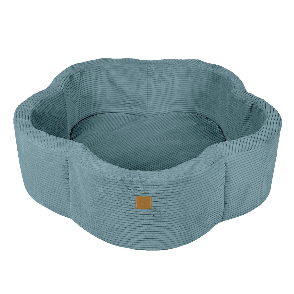 Ballenbak bloem turquoise – afbeelding 2