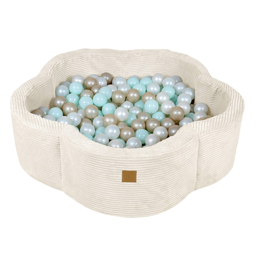 Ballenbak baby Bloem vanille – zonder ballen