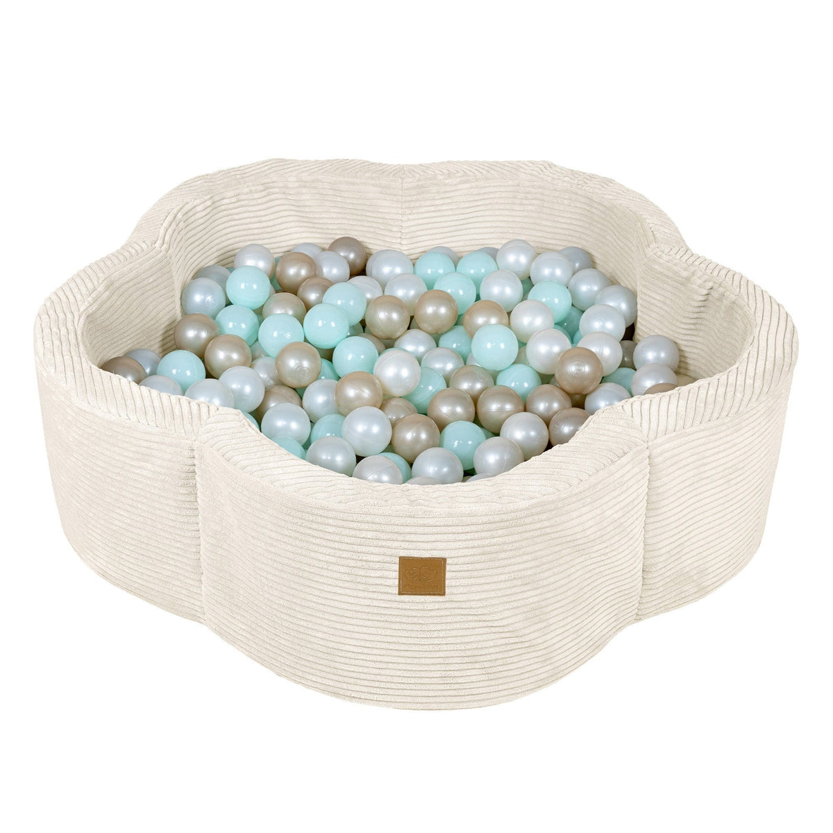 Ballenbak baby Bloem vanille – zonder ballen