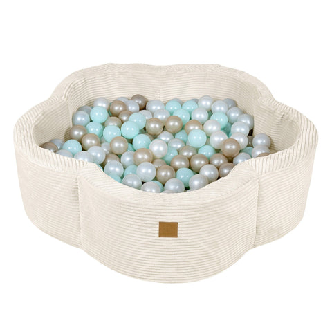 Ballenbak baby Bloem vanille – zonder ballen