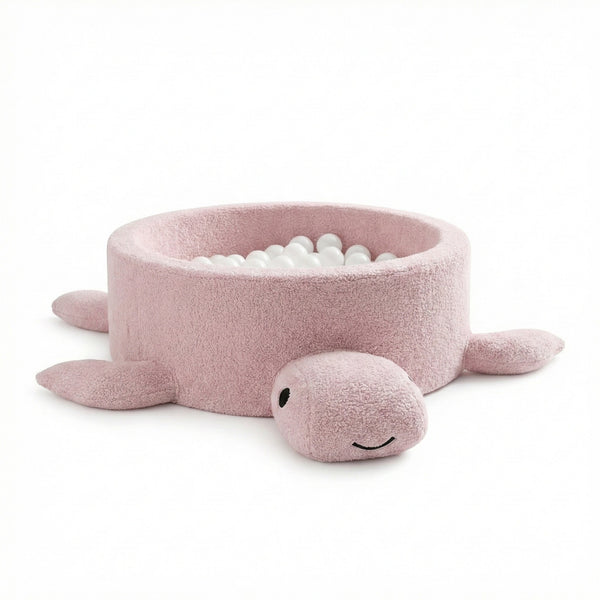 Ballenbak Schildpad Bouclé Roze