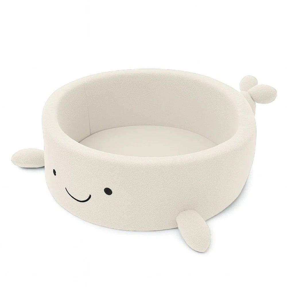 Ballenbak baby walvis bouclé – zonder ballen – afbeelding 3