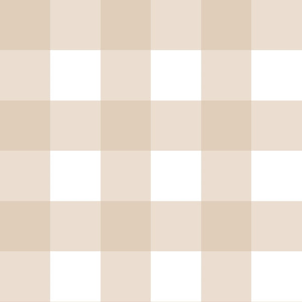Behang Klassieke Ruit Beige
