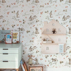 Behang kinderkamer – konijntjes – afbeelding 3