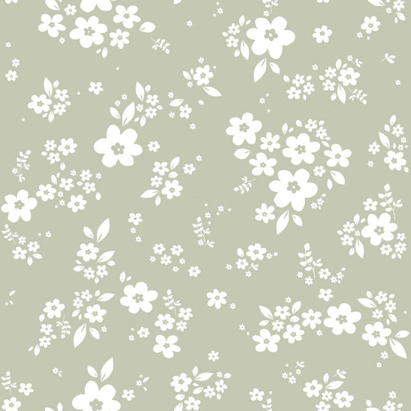 Behang Lace Meadow Groen