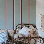 Behang kinderkamer – Maya strepen breed blauw