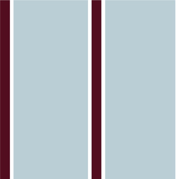 Behang kinderkamer – Maya strepen breed blauw – afbeelding 2