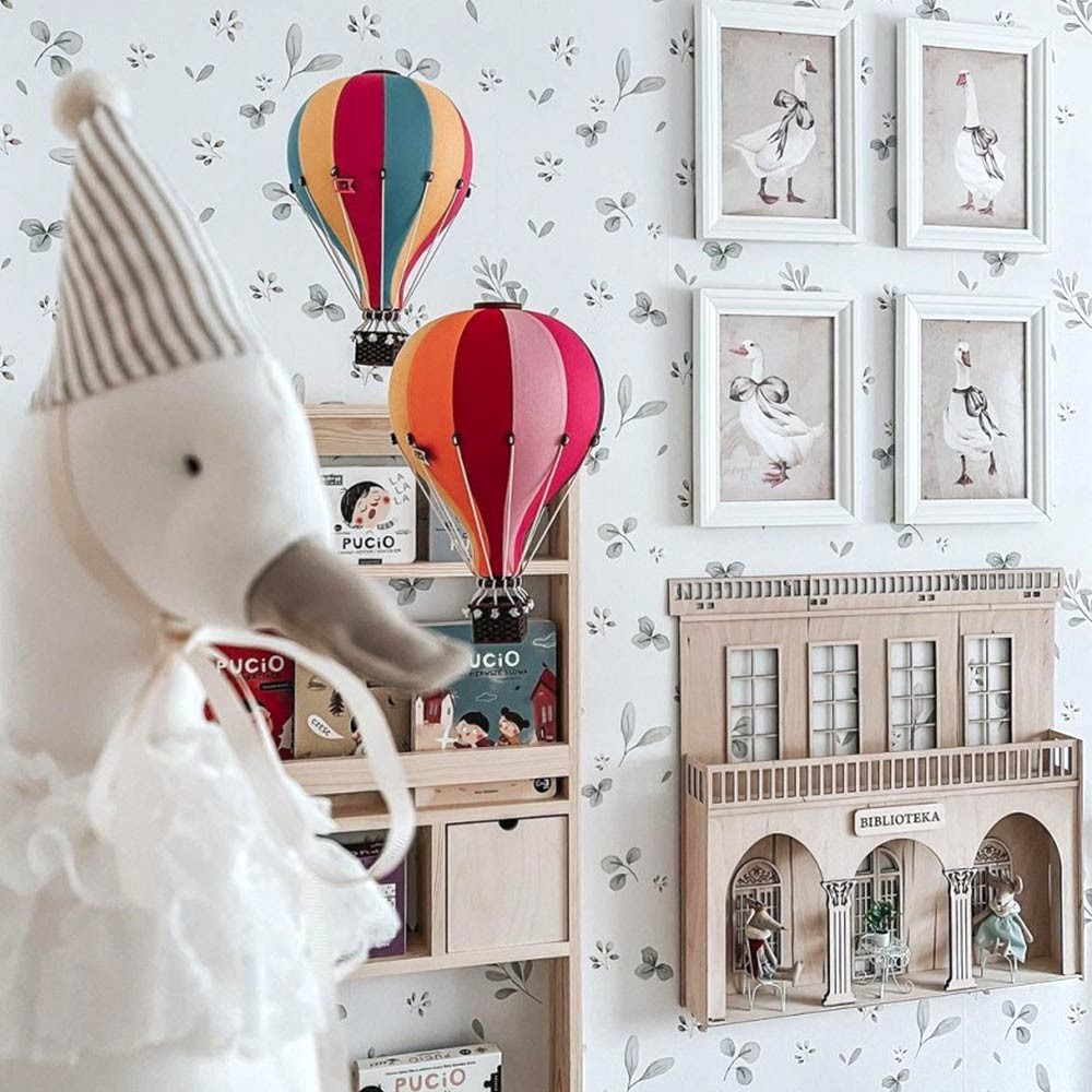 Behang kinderkamer – mini blaadjes – afbeelding 5
