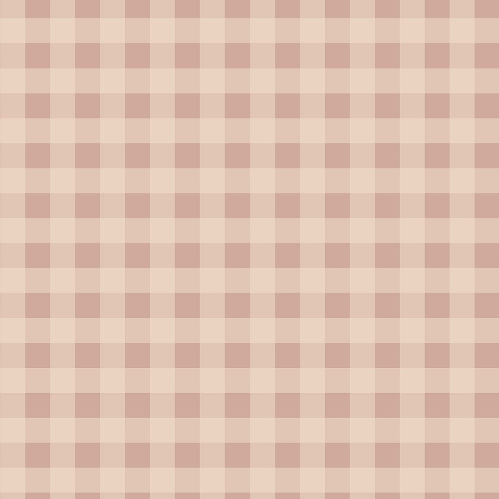 Behang kinderkamer – mini ruitjes roze crème – afbeelding 2