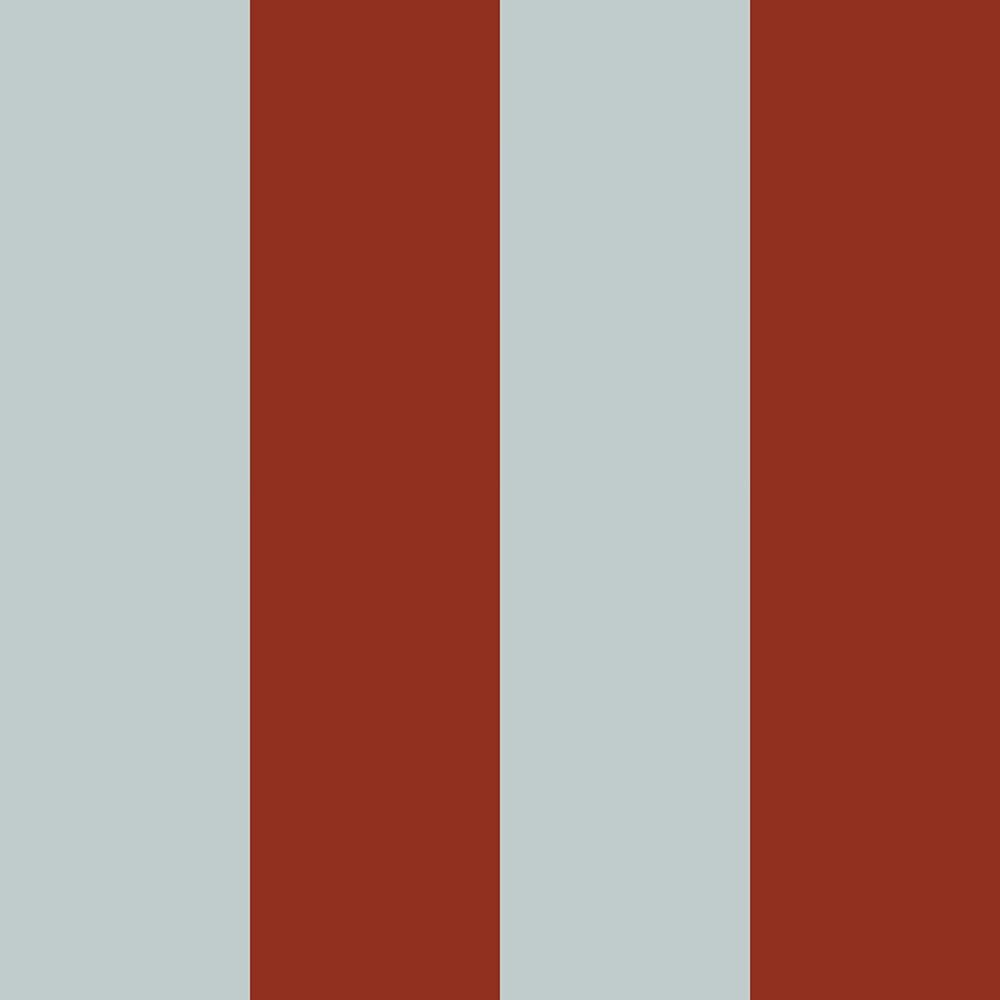 Behang kinderkamer – strepen blauw en rood – afbeelding 2