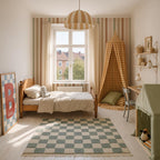 Behang kinderkamer – strepen naturel – afbeelding 2