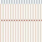 Behang kinderkamer – strepen Nostalgia blauw beige – afbeelding 2