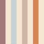 Behang kinderkamer – strepen warm beige – afbeelding 3