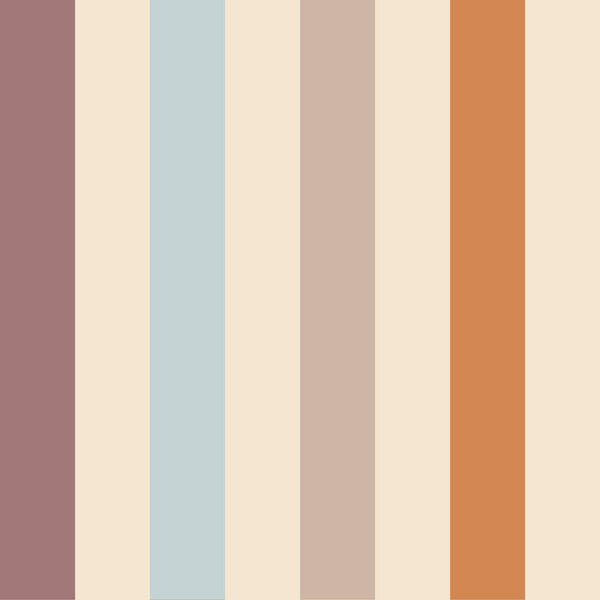 Behang Strepen Warm Beige