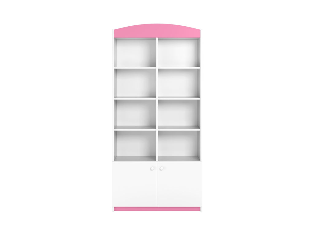 Boekenkast kinderkamer Babydreams dubbel – open en dichte vakken – afbeelding 10