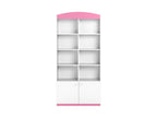 Boekenkast kinderkamer Babydreams dubbel – open en dichte vakken – afbeelding 10