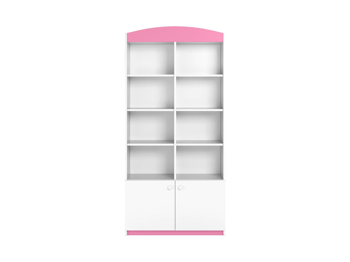Boekenkast kinderkamer Babydreams dubbel – open en dichte vakken – afbeelding 10