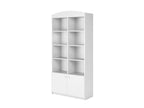Boekenkast kinderkamer Babydreams dubbel – open en dichte vakken – afbeelding 2