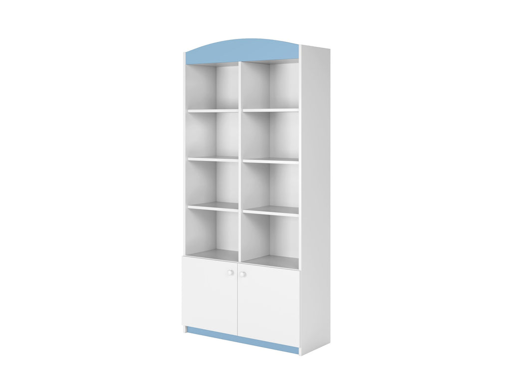 Boekenkast kinderkamer Babydreams dubbel – open en dichte vakken – afbeelding 6
