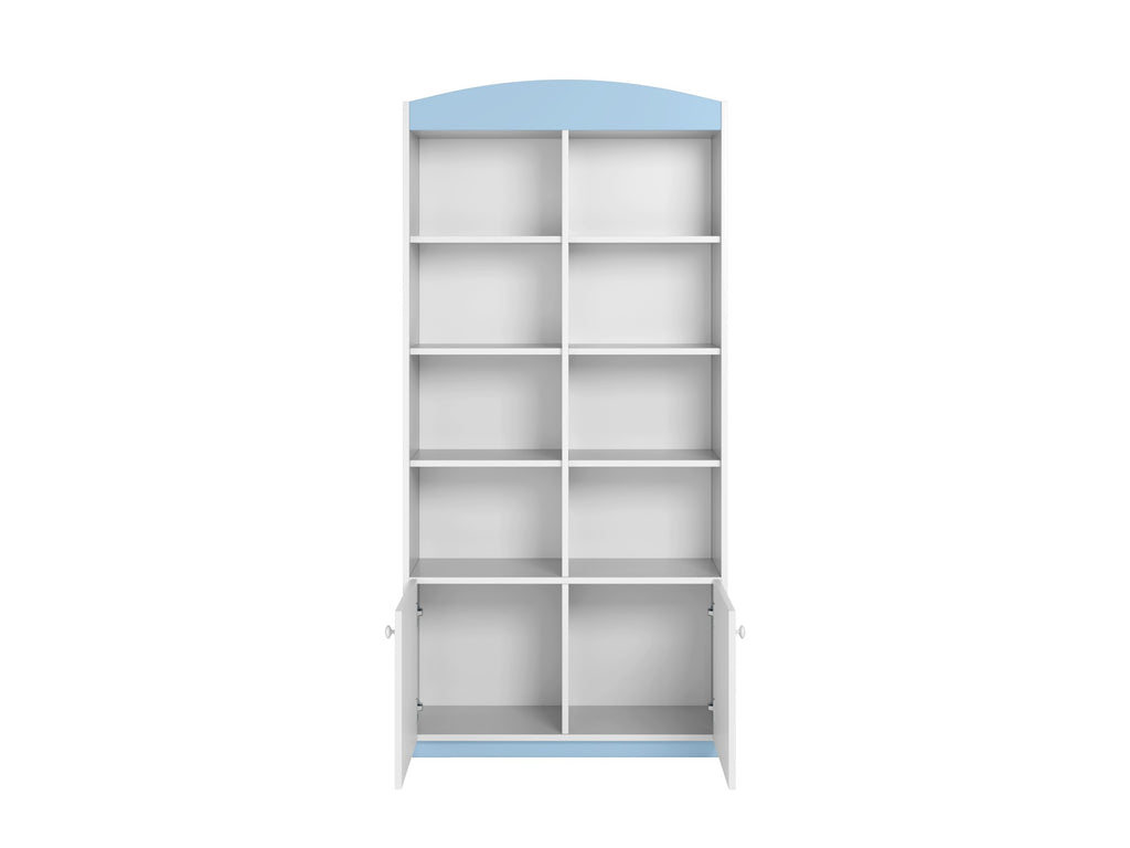 Boekenkast kinderkamer Babydreams dubbel – open en dichte vakken – afbeelding 7