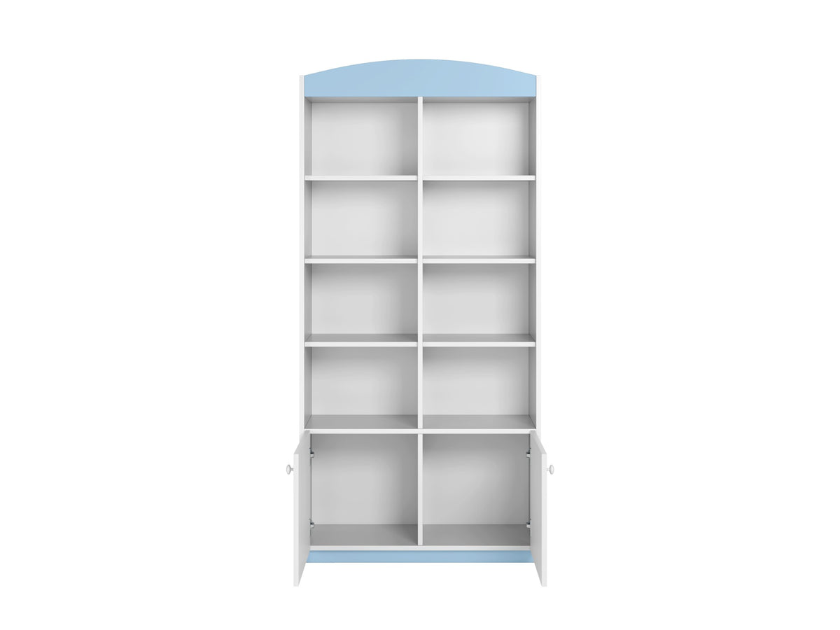 Boekenkast kinderkamer Babydreams dubbel – open en dichte vakken – afbeelding 7