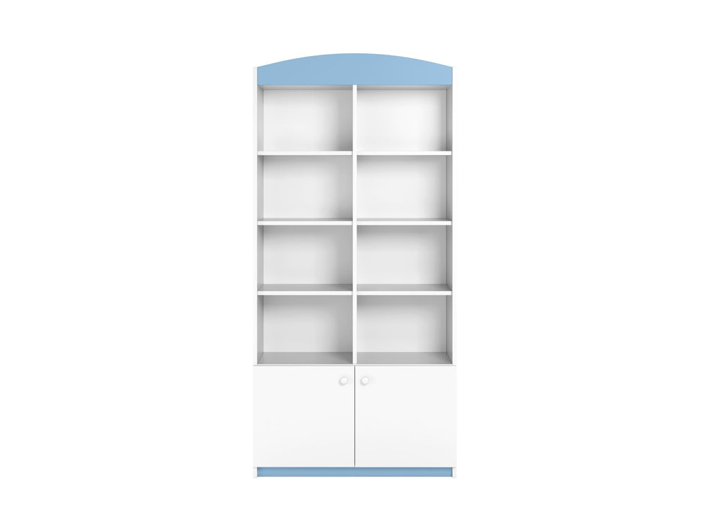 Boekenkast kinderkamer Babydreams dubbel – open en dichte vakken – afbeelding 8