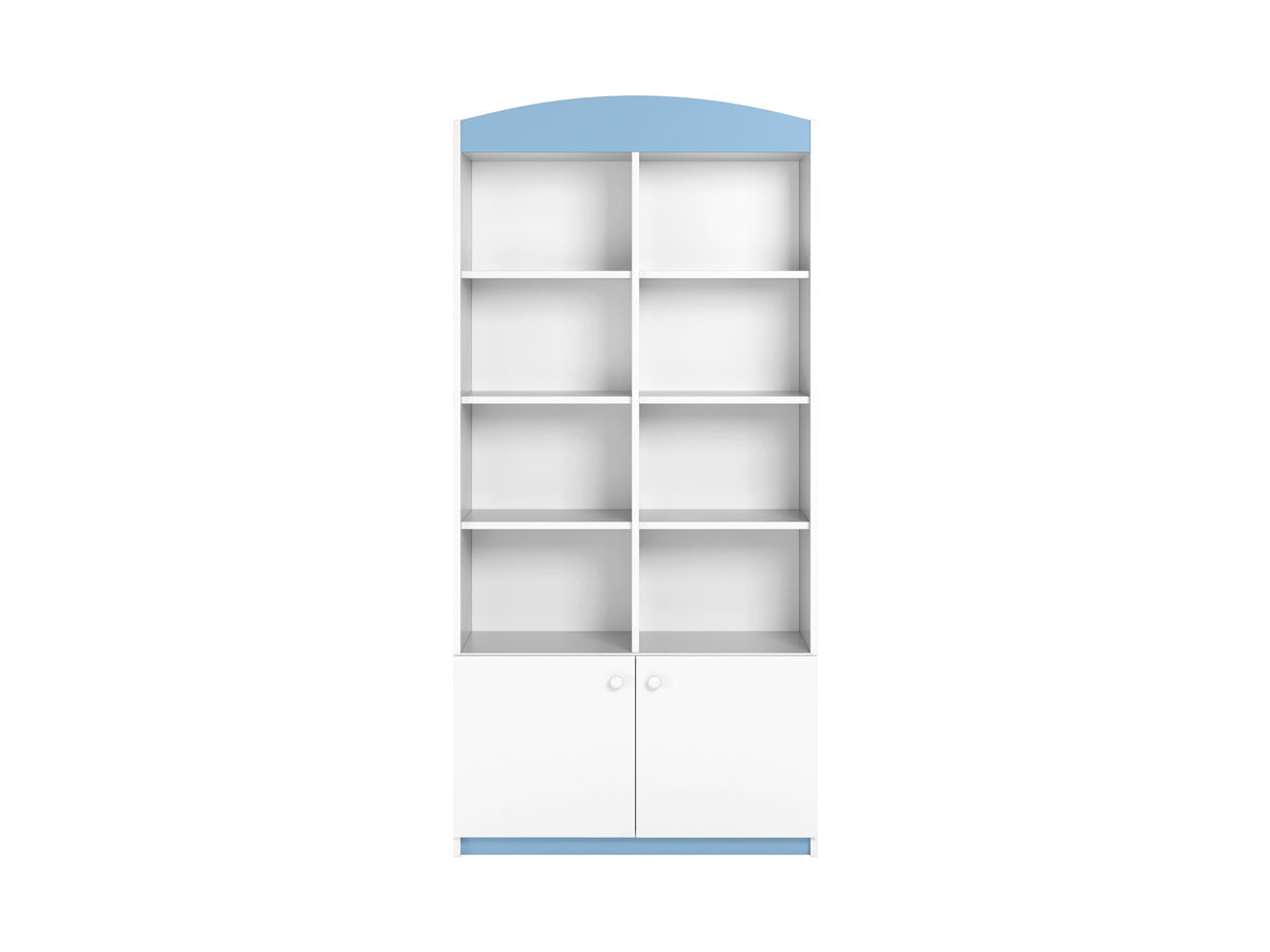 Boekenkast kinderkamer Babydreams dubbel – open en dichte vakken – afbeelding 8