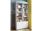 Boekenkast kinderkamer Babydreams dubbel – open en dichte vakken – afbeelding 9