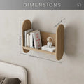 Boekenkast kinderkamer Capsule klein – houten wandplank