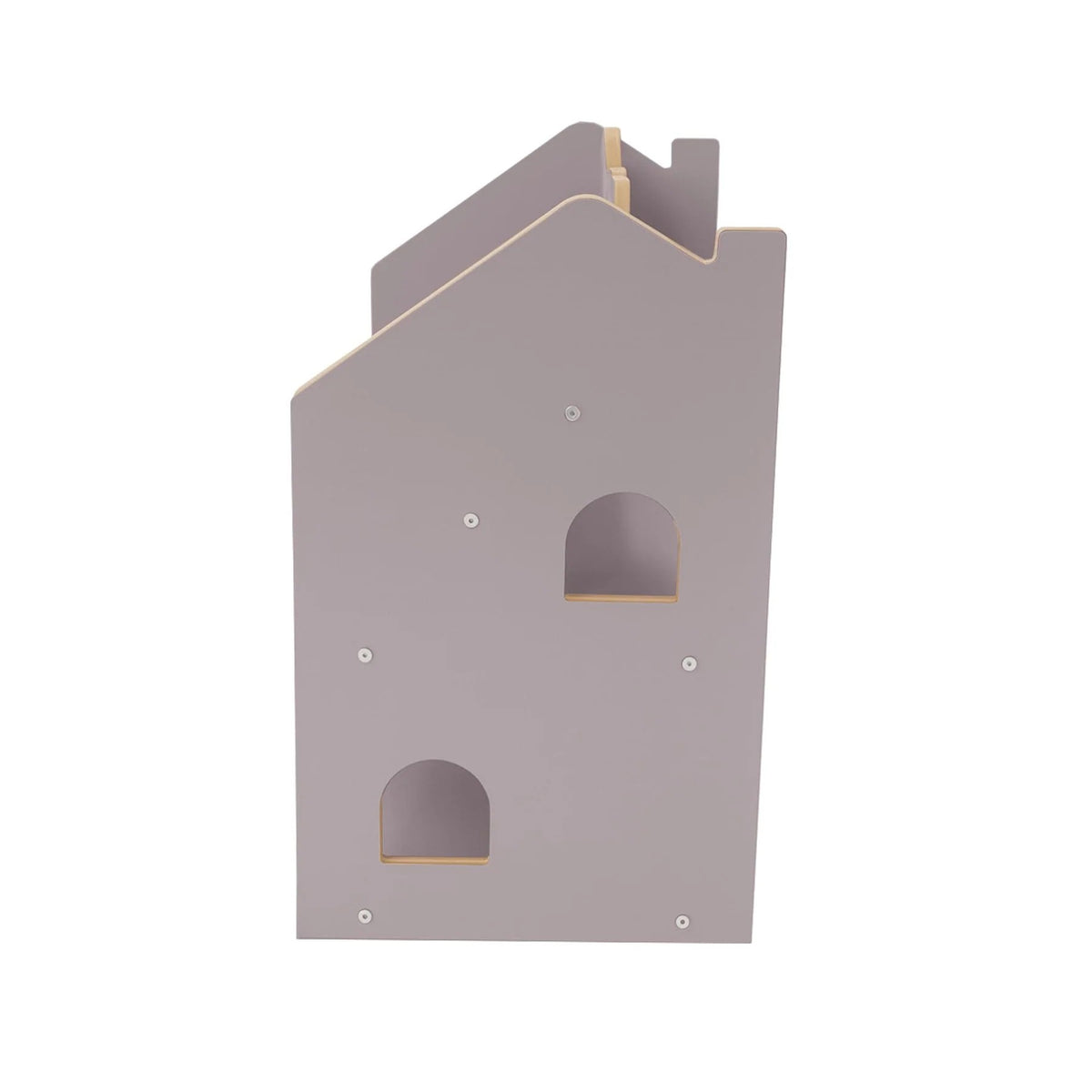 Boekenkast kinderkamer huisje Montessori grijs – afbeelding 3