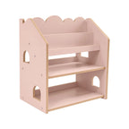 Boekenkast kinderkamer huisje Montessori roze