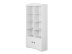 Boekenkast kinderkamer Julia dubbel wit – afbeelding 2