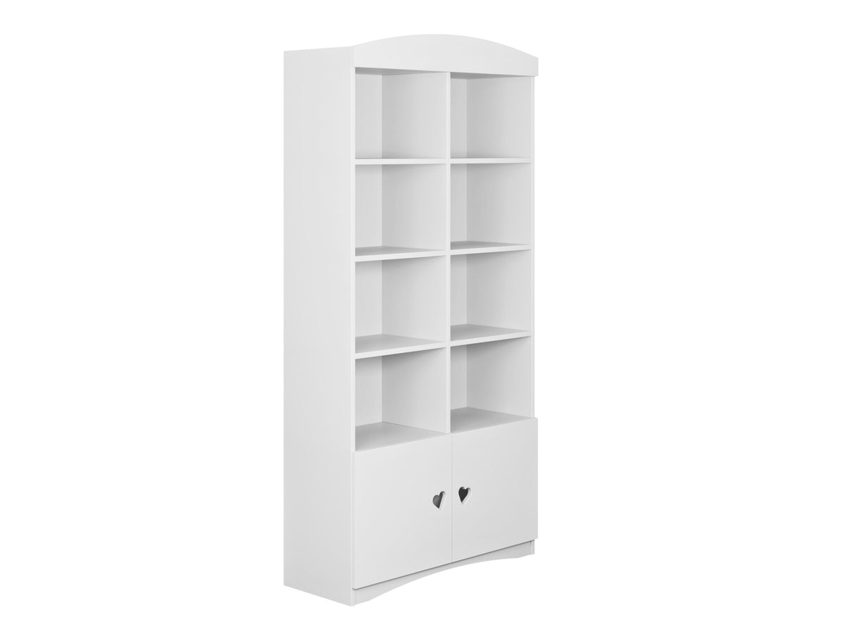 Boekenkast kinderkamer Julia dubbel wit – afbeelding 3