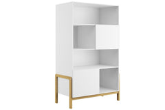 Boekenkast Victor Wit met Eiken
