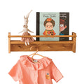 Boekenplank eiken met haakjes
