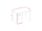 Bureau kinderkamer Babydreams wit met lade en kast – afbeelding 4