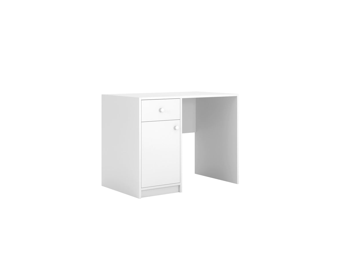 Bureau kinderkamer Babydreams wit met lade en kast – afbeelding 6