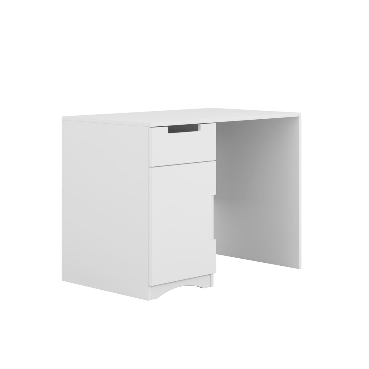 Bureau kinderkamer Classic wit met drie lades – afbeelding 2