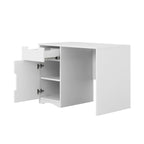 Bureau kinderkamer Classic wit met drie lades – afbeelding 3