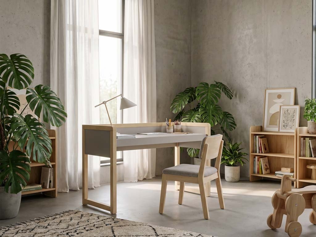 Bureau kinderkamer STOLLY – in hoogte verstelbaar kinderbureau – afbeelding 5