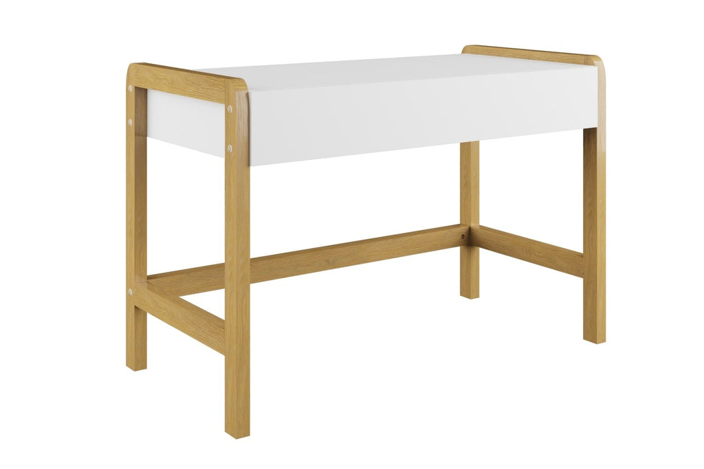 Bureau kinderkamer Victor met eiken poten en lade – afbeelding 2