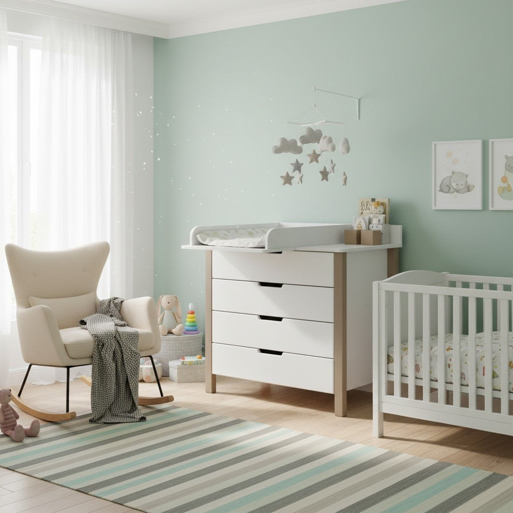 Commode Elin Cappuccino Wit – afbeelding 4