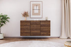 Dressoir Dallas notenhout – afbeelding 5