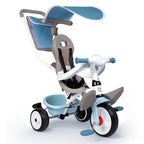 Driewieler met duwstang Baby Balade Plus blauw